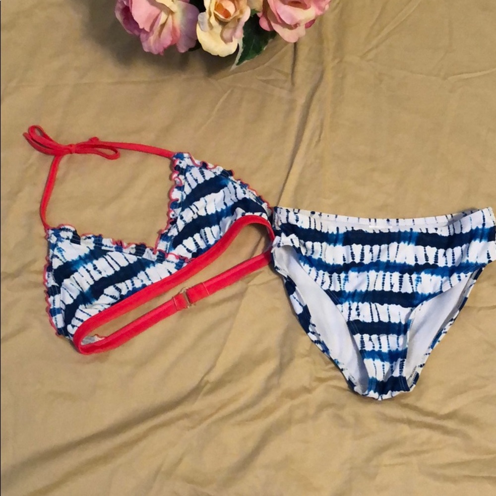 2 piece bikini. Watercolor